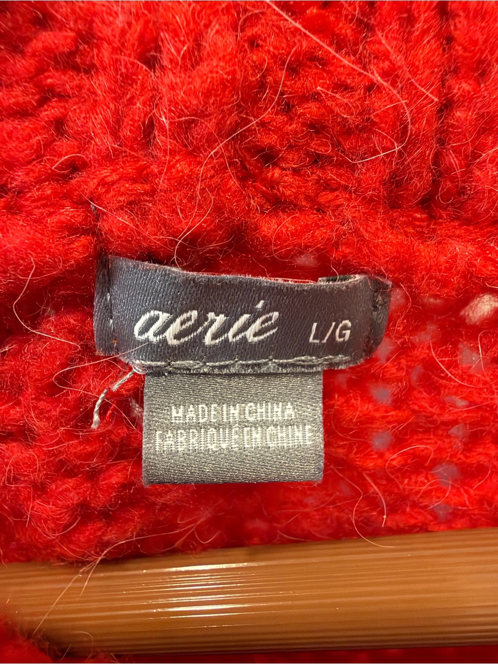 AERIE Wool Cozy Oversized Knit Sweater - Picture 4 of 6